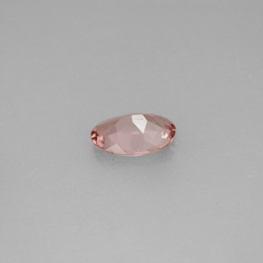 Turmalina rosa natural de 0,64 ct, corte óvalo, VVS-VS