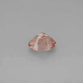 Turmalina rosa natural de 0,89 ct, corte óvalo, VS