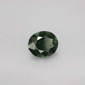 Turmalina verde natural de 1,09 ct, corte óvalo, VVS-VS