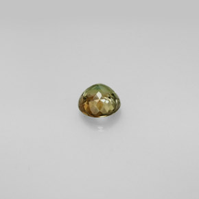 Turmalina multicolor natural de 0,55 ct, corte redondo, VVS-VS