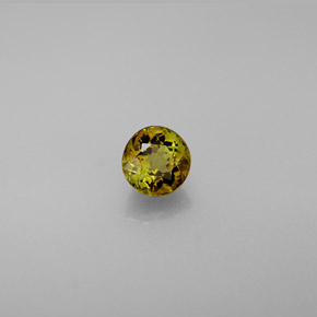 Turmalina multicolor natural de 0,62 ct, corte redondo, VVS