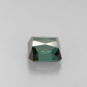 Turmalina verde natural de 1,45 ct, corte esmeralda, VVS-VS