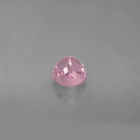 Turmalina rosa natural de 0,88 ct, corte redondo, VVS-VS