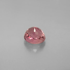 Turmalina rosa natural de 1,39 ct, corte óvalo, VS