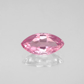 Turmalina rosa natural de 1,30 ct, marquesa, VS-SI