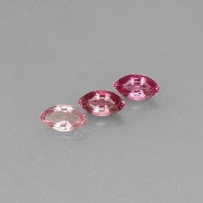 Gemas de turmalina multicolor natural de  ct, marquesa, VVS-VS