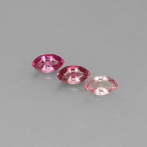 Gemas de turmalina multicolor natural de  ct, marquesa, VVS-VS
