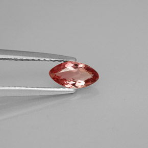 Turmalina rosa natural de 0,48 ct, marquesa, VVS-VS
