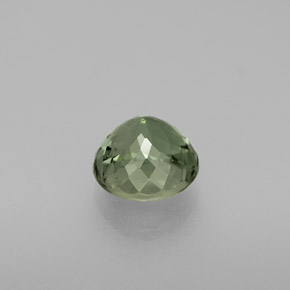 Turmalina verde natural de 1,29 ct, corte redondo, VS