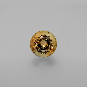 Turmalina multicolor natural de 1,38 ct, corte redondo, VVS-VS