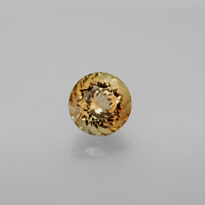 Turmalina multicolor natural de 1,38 ct, corte redondo, VVS-VS