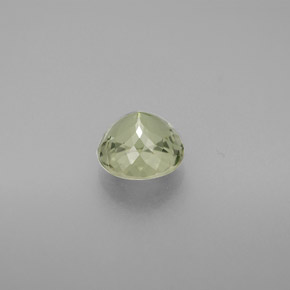 Turmalina verde natural de 1,33 ct, corte redondo, VVS-VS