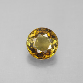 Turmalina multicolor natural de 1,32 ct, corte redondo, VVS-VS