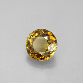 Turmalina multicolor natural de 1,32 ct, corte redondo, VVS-VS