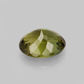 Turmalina multicolor natural de 1,34 ct, corte óvalo, VS