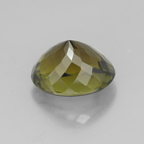 Turmalina verde natural de 2,12 ct, corte óvalo, VVS-VS