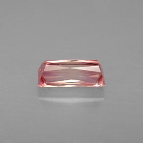 Turmalina rosa natural de 1,21 ct, baguette, VVS-VS