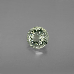 Turmalina verde natural de 1,08 ct, corte redondo, VS