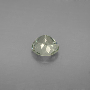 Turmalina verde natural de 1,08 ct, corte redondo, VS