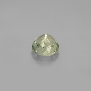 Turmalina verde natural de 1,07 ct, corte redondo, VVS-VS