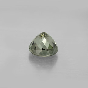Turmalina verde natural de 1,31 ct, corte redondo, VS