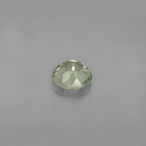 Turmalina verde natural de 0,83 ct, corte redondo, VVS-VS