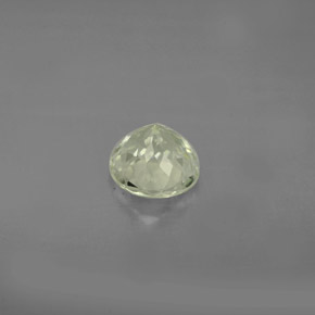 Turmalina verde natural de 0,93 ct, corte redondo, VVS-VS