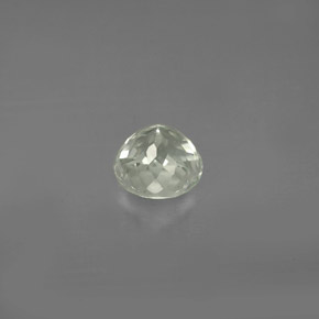 Turmalina verde natural de 0,94 ct, corte redondo, VVS-VS