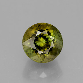 Turmalina multicolor natural de 1,33 ct, corte redondo, VS-SI