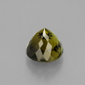 Turmalina multicolor natural de 1,33 ct, corte redondo, VS-SI