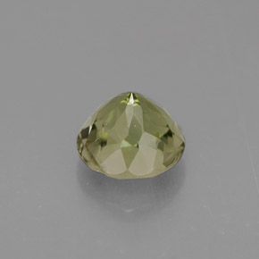 Turmalina verde natural de 1,04 ct, corte redondo, VS