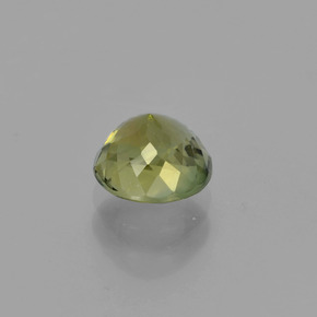 Turmalina verde natural de 1,09 ct, corte redondo, VS