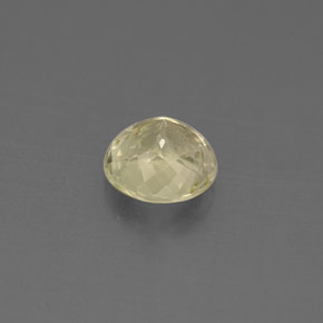 Turmalina oro natural de 0,88 ct, corte redondo, VS