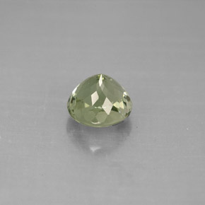 Turmalina verde natural de 1,47 ct, corte redondo, VVS