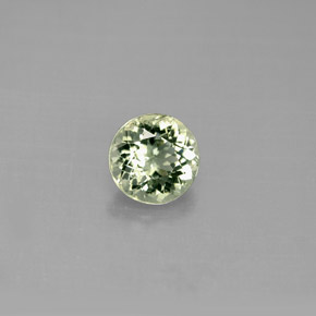 Turmalina verde natural de 1,02 ct, corte redondo, VS