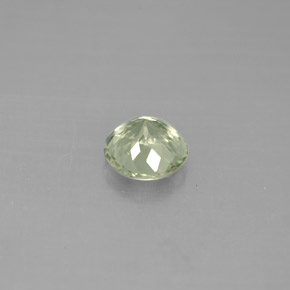 Turmalina verde natural de 1,02 ct, corte redondo, VS