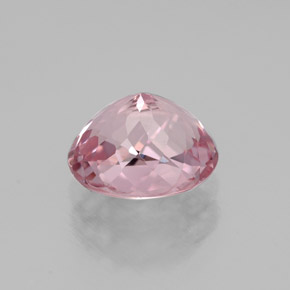Turmalina rosa natural de 1,57 ct, corte óvalo, VVS-VS