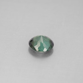 Turmalina  natural de 0,84 ct, corte redondo, VS