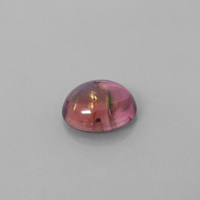 Turmalina multicolor natural de 3,33 ct, transparente, transparente / translúcido