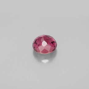 Turmalina rosa natural de 0,89 ct, corte redondo, VVS