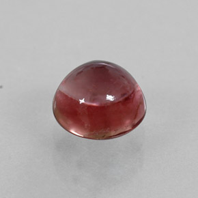 Turmalina multicolor natural de 1,15 ct, corte redondo, transparente