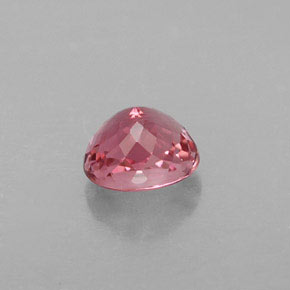 Turmalina rosa natural de 0,73 ct, corte óvalo, VVS