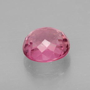 Turmalina rosa natural de 2,38 ct, corte óvalo, VS