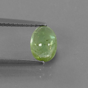 Turmalina verde natural de 0,99 ct, transparente, transparente / translúcido