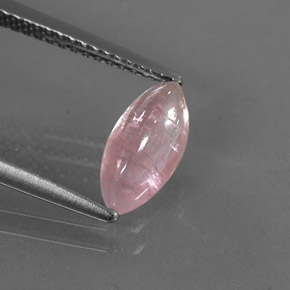 Turmalina rosa natural de 1,32 ct, transparente, transparente / translúcido