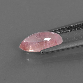Turmalina rosa natural de 1,32 ct, transparente, transparente / translúcido
