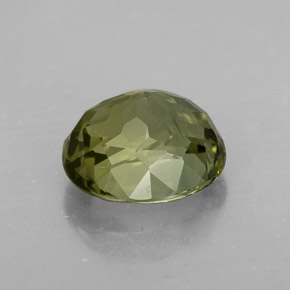 Turmalina verde natural de 2,46 ct, corte óvalo, VVS-VS