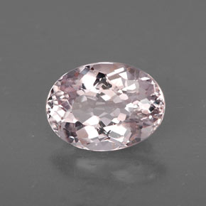 Turmalina blanco natural de 1,76 ct, corte óvalo, VS