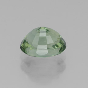 Turmalina verde natural de 1,05 ct, corte óvalo, VVS