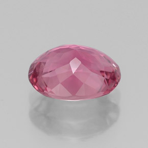 Turmalina rosa natural de 1,46 ct, corte óvalo, VVS-VS